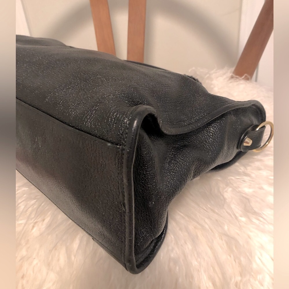 💥 BALENCIAGA City Metallic Edge Black Leather w/ Gold Hardware - Picture 9 of 16